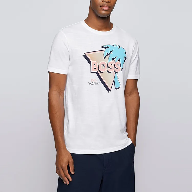 HUGO BOSS T Shirts Men White-3