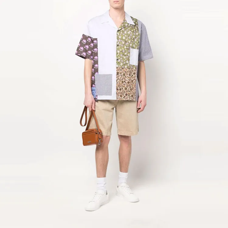 McQ Alexander McQueen Patchwork Patterned Shirt-3