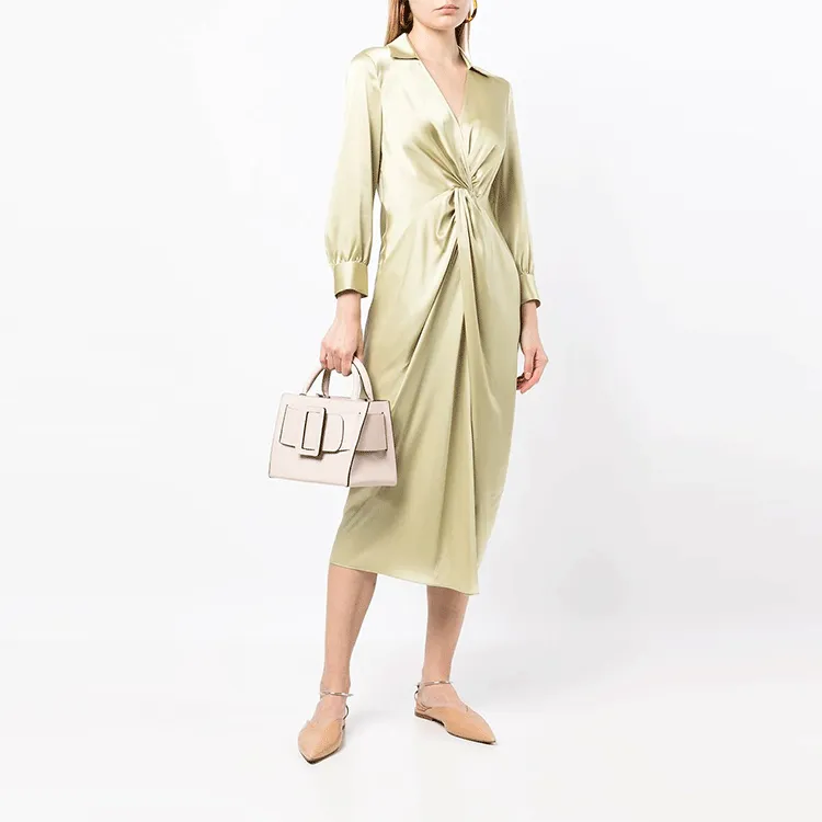 THEORY Long-Sleeved Dresses Women's Yellow-1