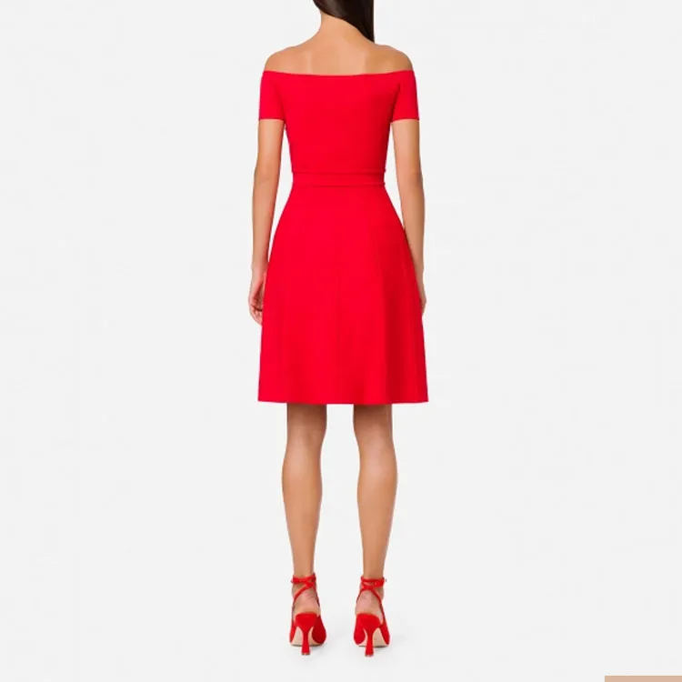 Elisabetta Franchi SS22 Dress Women's Red-3