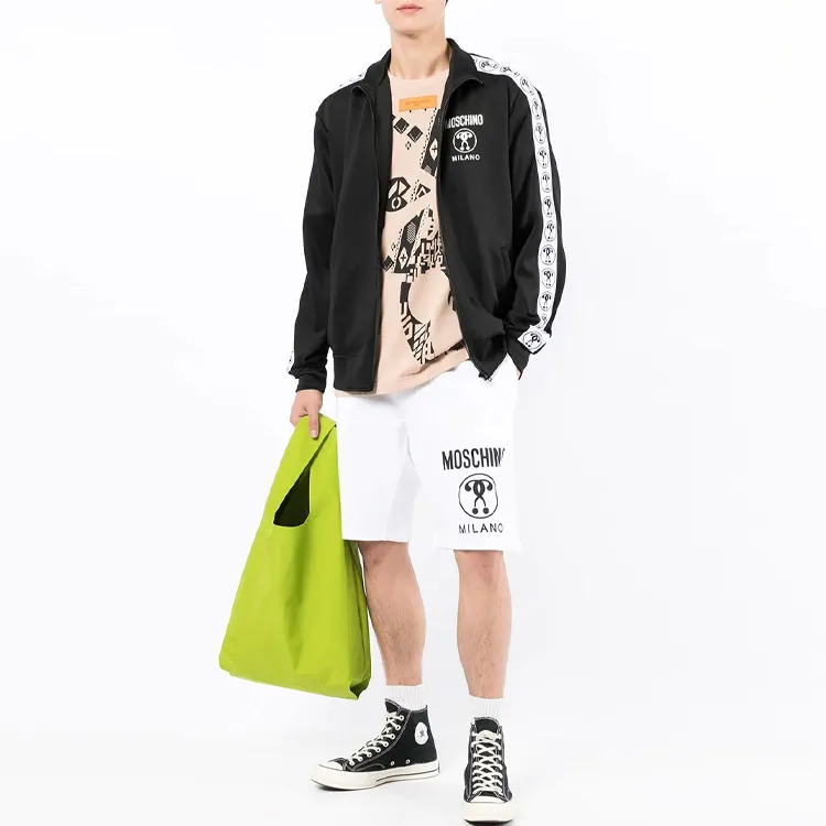 MOSCHINO Question Mark Logo Printed Jacket-1