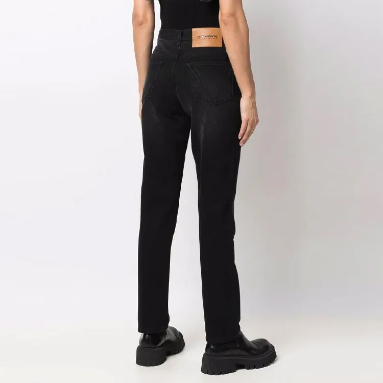 Vetements Jeans Women's Black-2