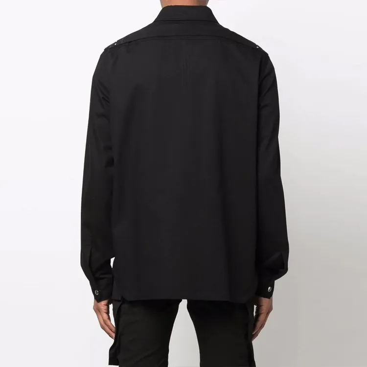 RICK OWENS Shirts Men Black-2