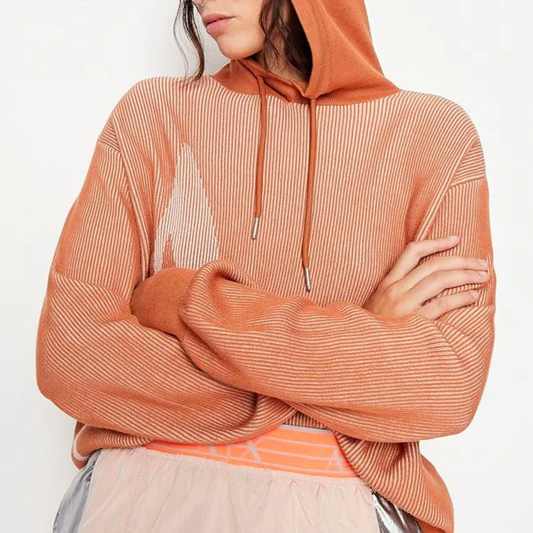 ARMANI EXCHANGE Sweatshirts Women's Orange-4