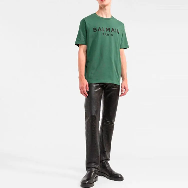 BALMAIN T-Shirts Men Green-1