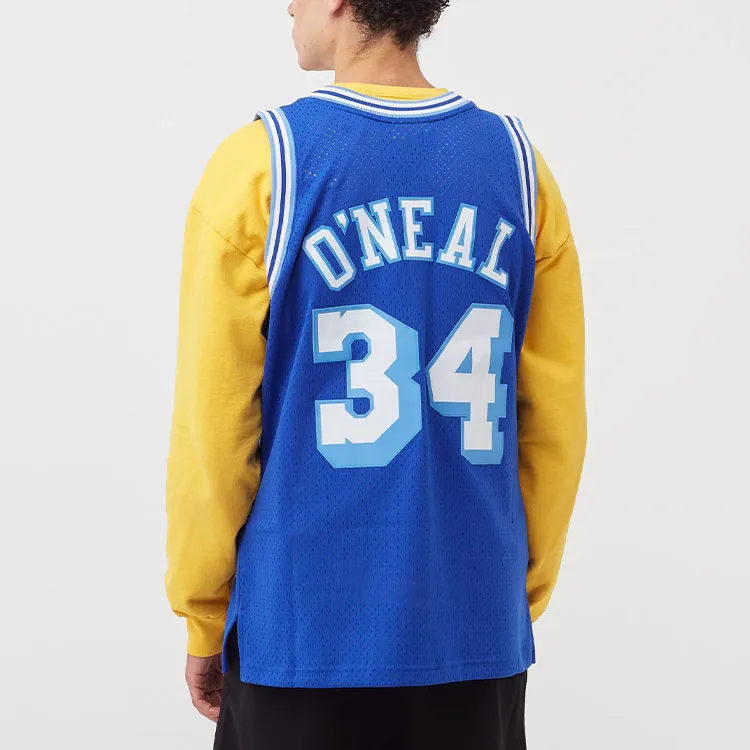 Mitchell & Ness 'Los Angeles Lakers Alternate 1996 97 Shaquille O'Neal' Swingman Jersey-3