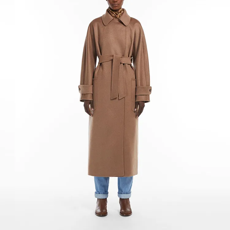 MaxMara Velvet feel Coat Women's Brown-1