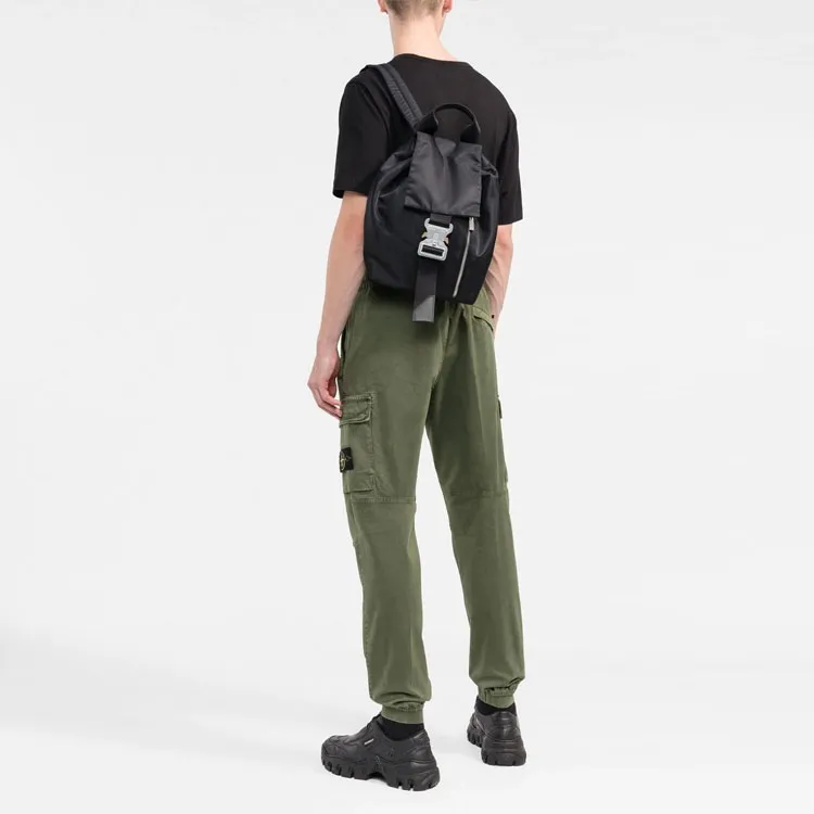 STONE ISLAND Logo Patch Cargo Pants-2