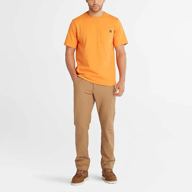 Timberland T-Shirts Men Orange-1