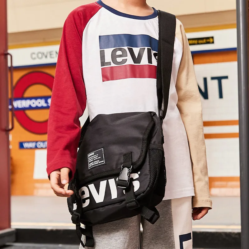 Levi's Polyester Shoulder Bag Crossbody Bag Regular Unisex Black-3