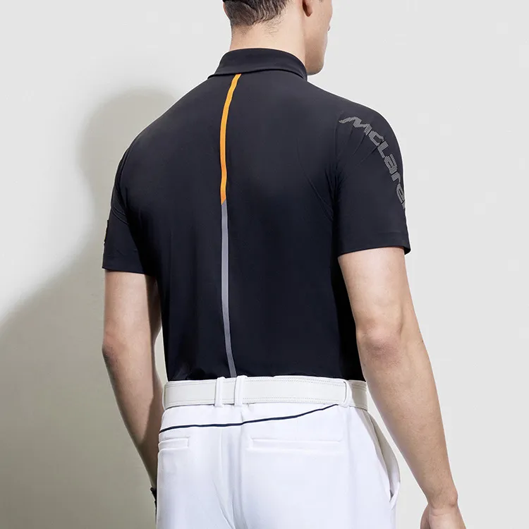 FILA X McLaren Collaboration Polo Shirt Men's Black-2