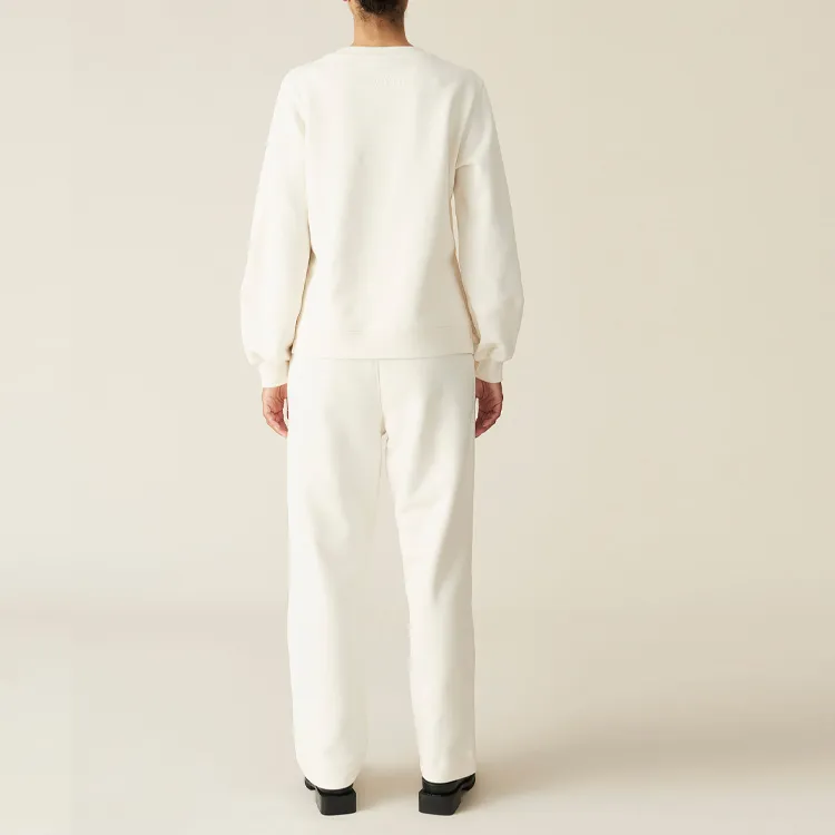 GANNI Sweatshirts Women's Ecru-1