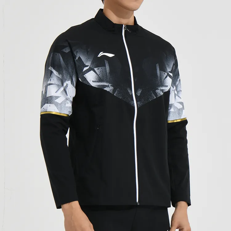 LINING Badminton Series Jackets Men Black-5
