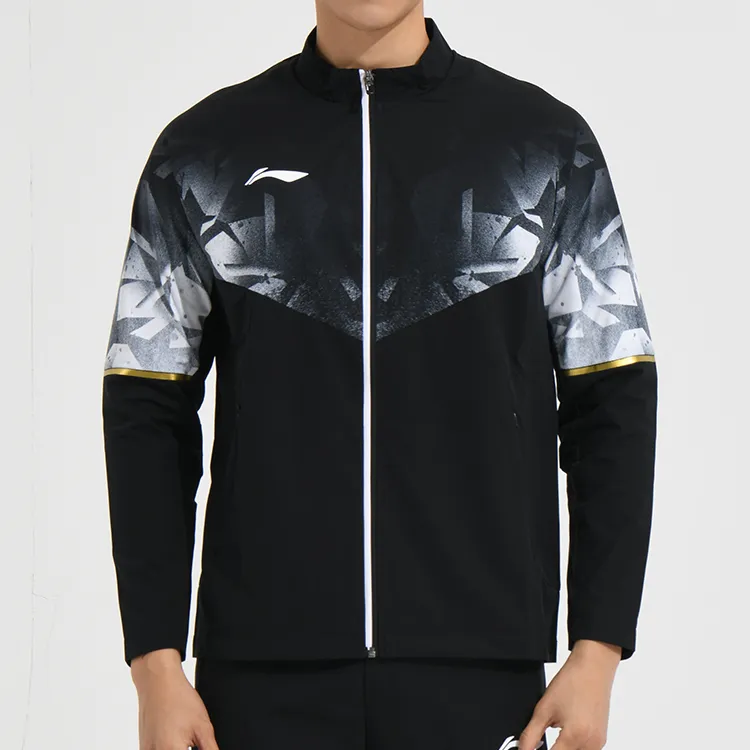 LINING Badminton Series Jackets Men Black-3