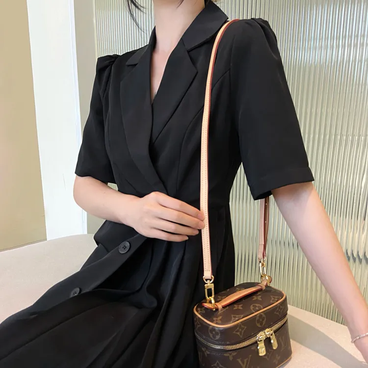 Luxury Care Artisan Workshop Cow Leather Bag Accessory Bag Strap Unisex Color Changing-4