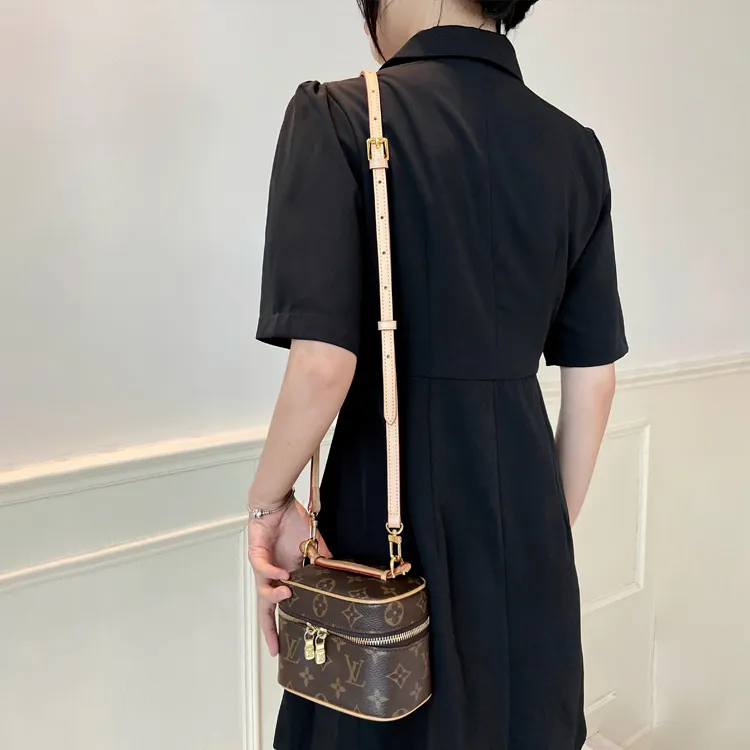Luxury Care Artisan Workshop Cow Leather Bag Accessory Bag Strap Unisex Color Changing-5