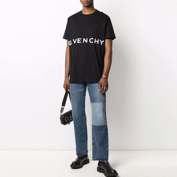 Givenchy Oversized Logo Embroidered T shirt-2