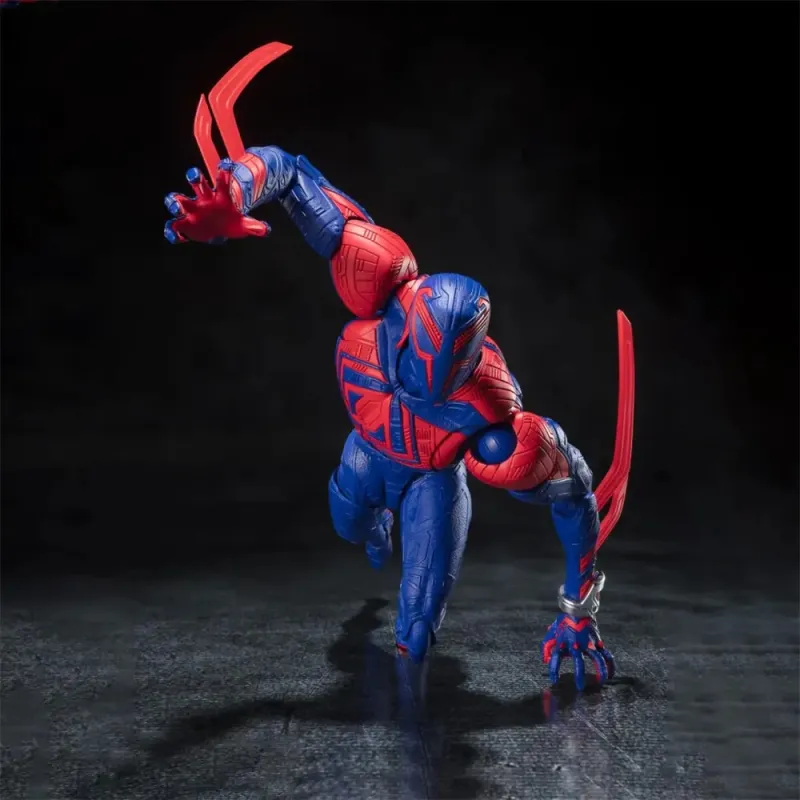 BANDAI SHF Spider Man  Parallel Universe 2 Spider Man 2099 PB Limited Assembled Models 17.8cm-1