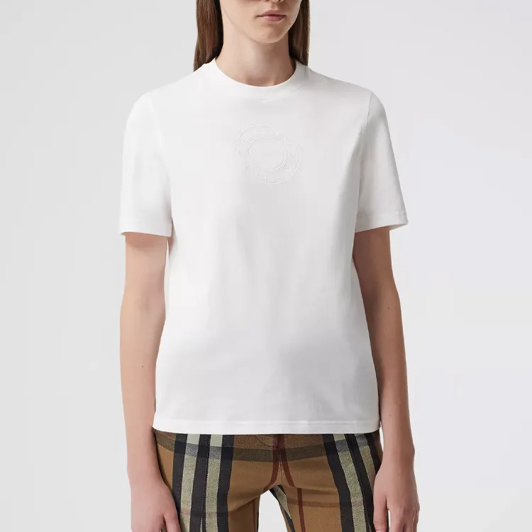 Burberry T Shirts Women's White-2