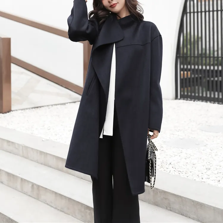 UNIQLO FW20 Velvet feel Coat Women's Black-1
