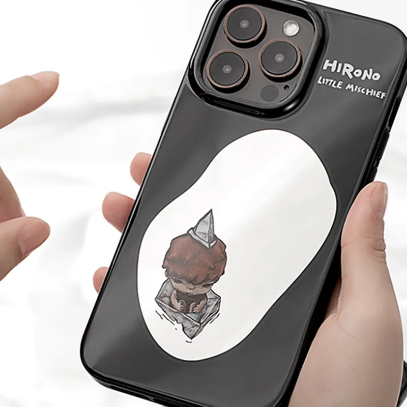 POP MART TPU Material Hirono Yano, Little Bad Collection Phone Case IP Merch Available For IPhone14 Pro-3