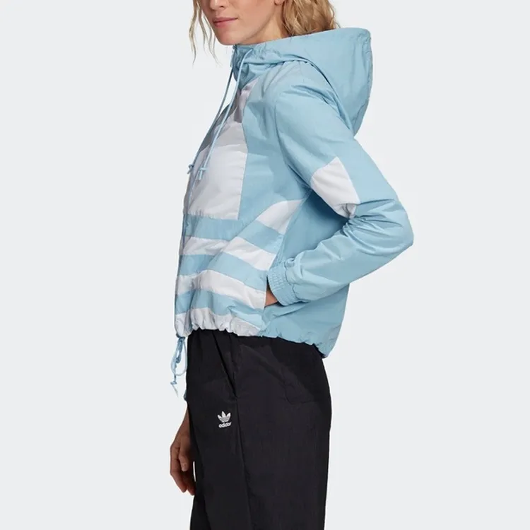 Adidas Originals Clover Series Jackets Women's Blue-3