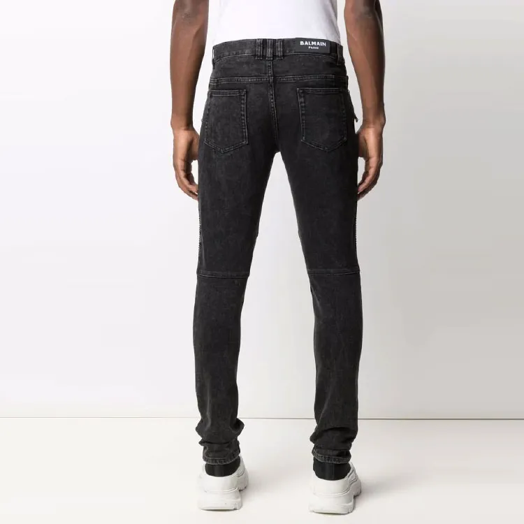 BALMAIN Low-rise Skinny Jeans-3