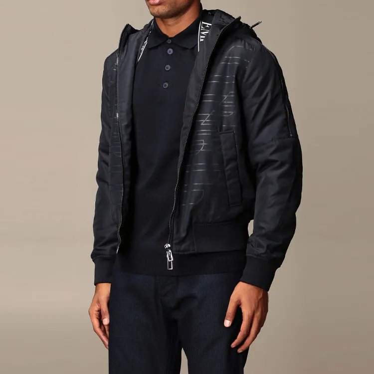 EMPORIO ARMANI Puffer Jacket Men's Navy-3