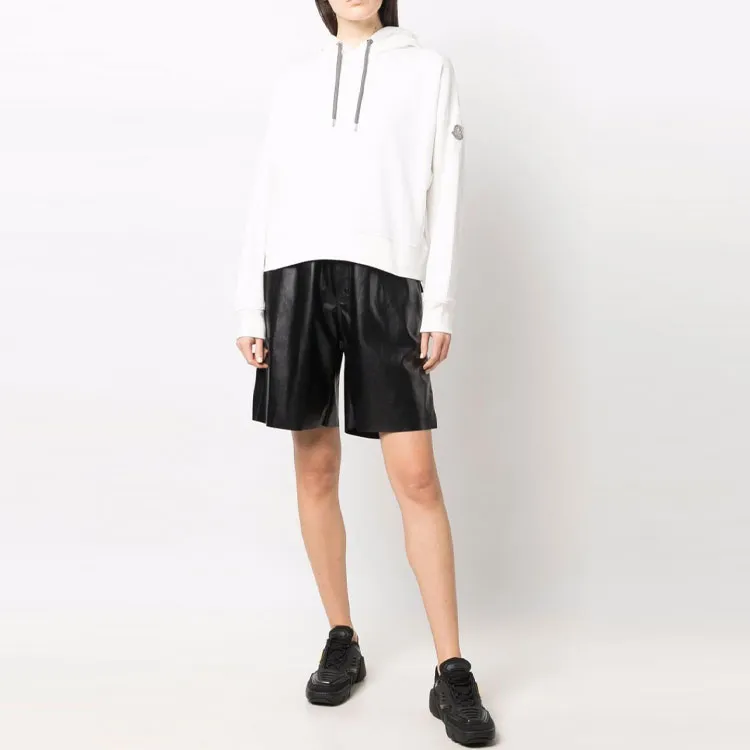 Moncler Hooded Sweater 'White'-4