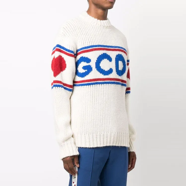 GCDS Sweaters Men White-3