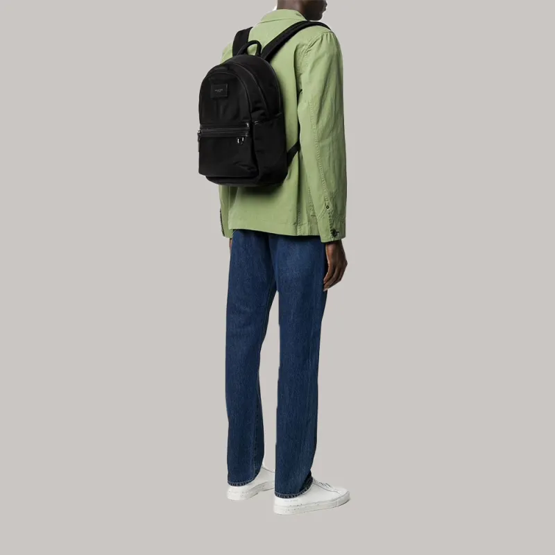 MICHAEL KORS MICHAEL KORS Handbag Collection MK Brooklyn Nylon Fabric Backpack Medium Size Men's Black-4