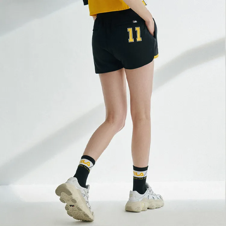 FILA FUSION Casual Shorts Women's Black-3