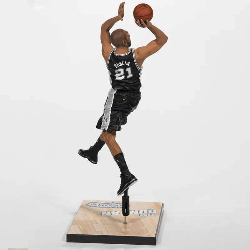 McFARLANE NBA Player Maikfan NBA Collection 24th Generation, Tim Duncan Scale Figures-4