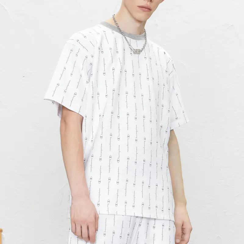 Champion SS22 Crew Neck Fitted Straight Short Sleeved T Shirt Japan Version Unisex-6