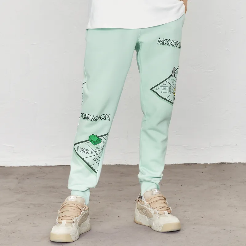 Champion Knitted Sports Pants Unisex Light Green-2
