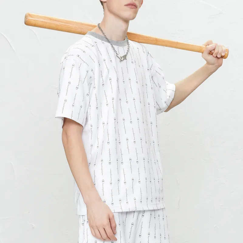 Champion SS22 Crew Neck Fitted Straight Short Sleeved T Shirt Japan Version Unisex-7