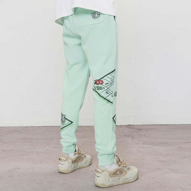 Champion Knitted Sports Pants Unisex Light Green-3