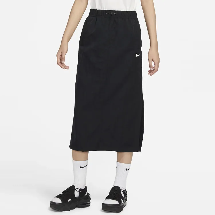 Nike Sportswear Essential Casual Long Skirt Black-3