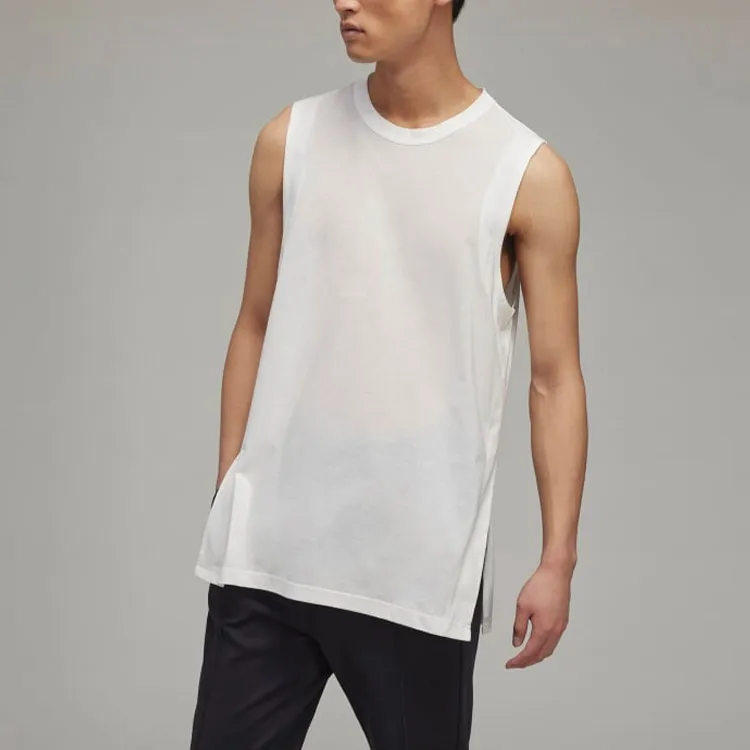 Y 3 Tank Tops Men White-2