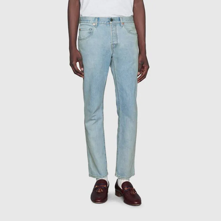 GUCCI Jeans Men Light Blue-2