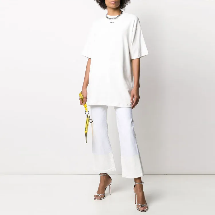 OFF WHITE Micro Logo Boxy Fit T shirt-3