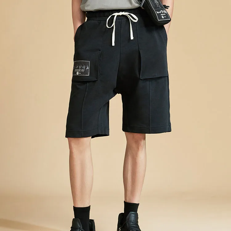 LiNing Li Ning X Jackie Chan Co branded Kung Fu Series Casual Shorts Men's Black-3