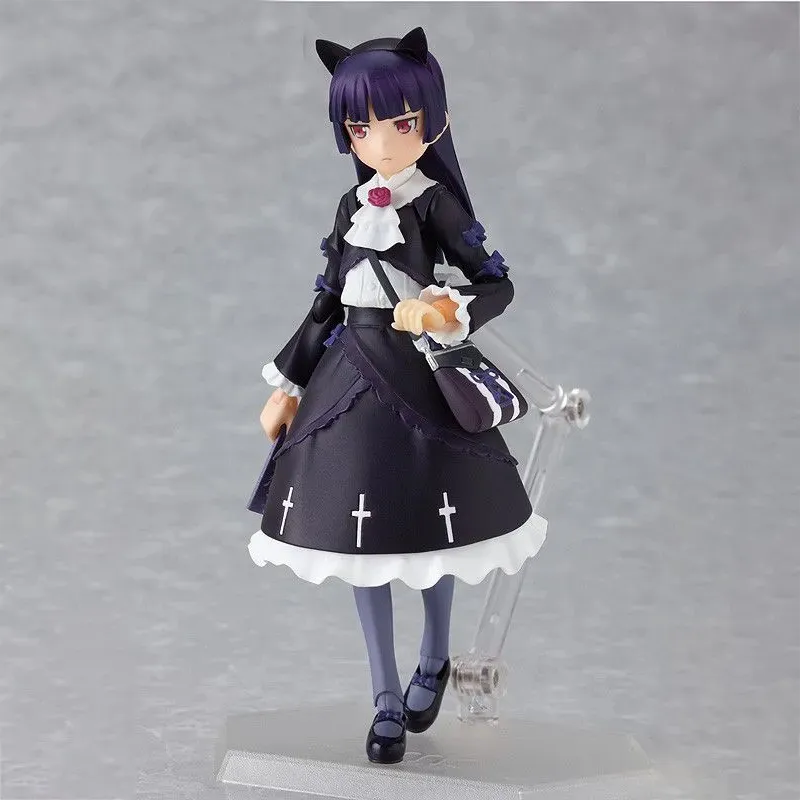 MAX Factory Figma#101 My Sister Is Impossible To Be This Cute Five Colored Glaze Black Cat Action Figures 12.5cm-2