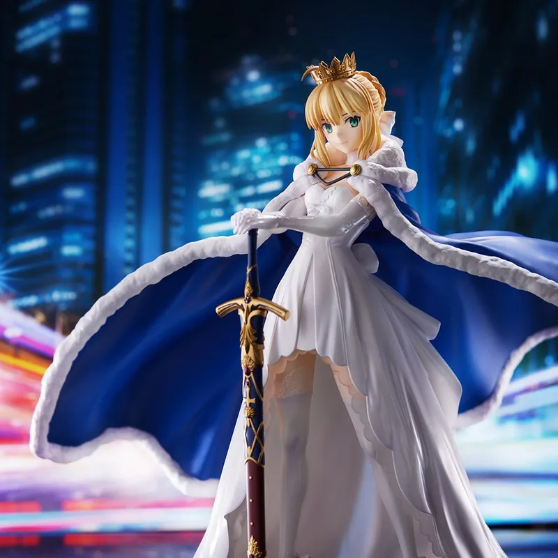 Aniple Fate/Grand Order Saber Artoria Pendragon 'under The Same Sky' Scale Figures 24cm-5