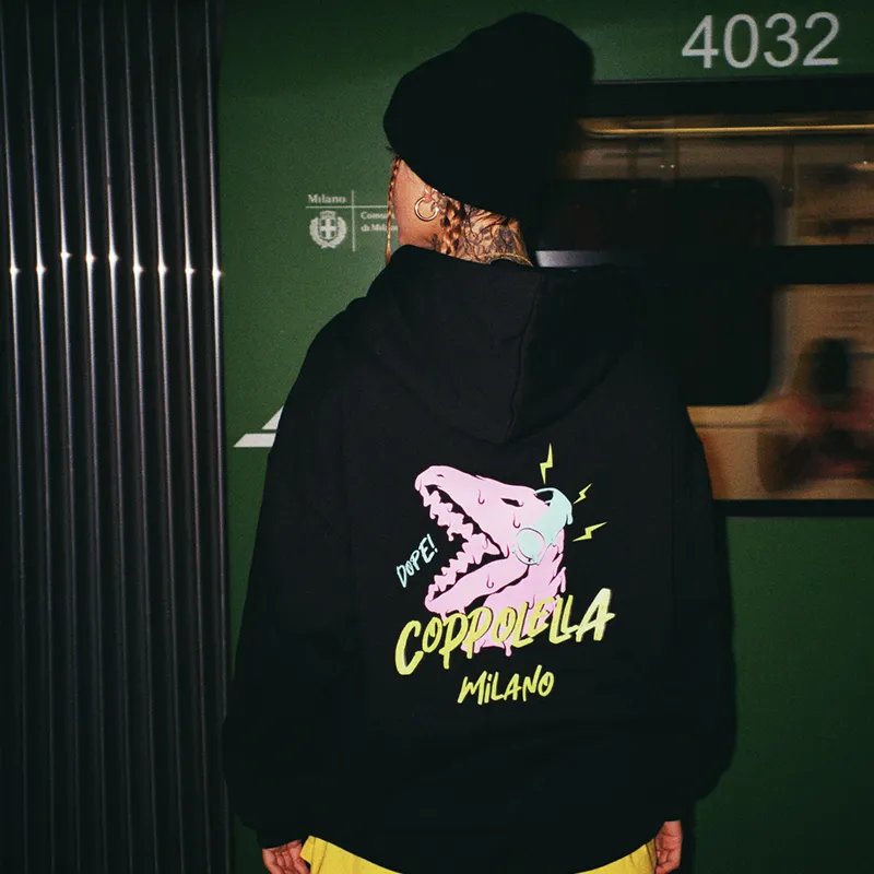 COPPOLELLA Sweatshirts Unisex Black-2