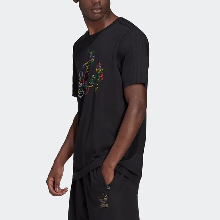 Adidas Originals T Shirt Men's Black-2