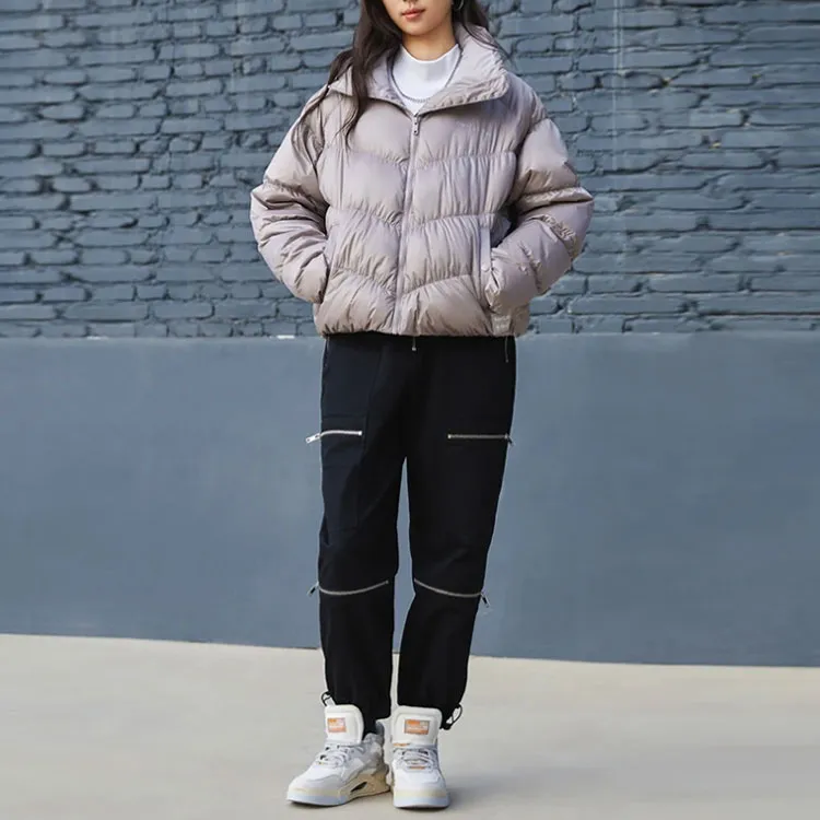 LINING Down Jackets Women's Gull Purple Gray-2