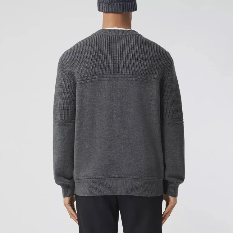 Burberry Sweaters Men Gray-3