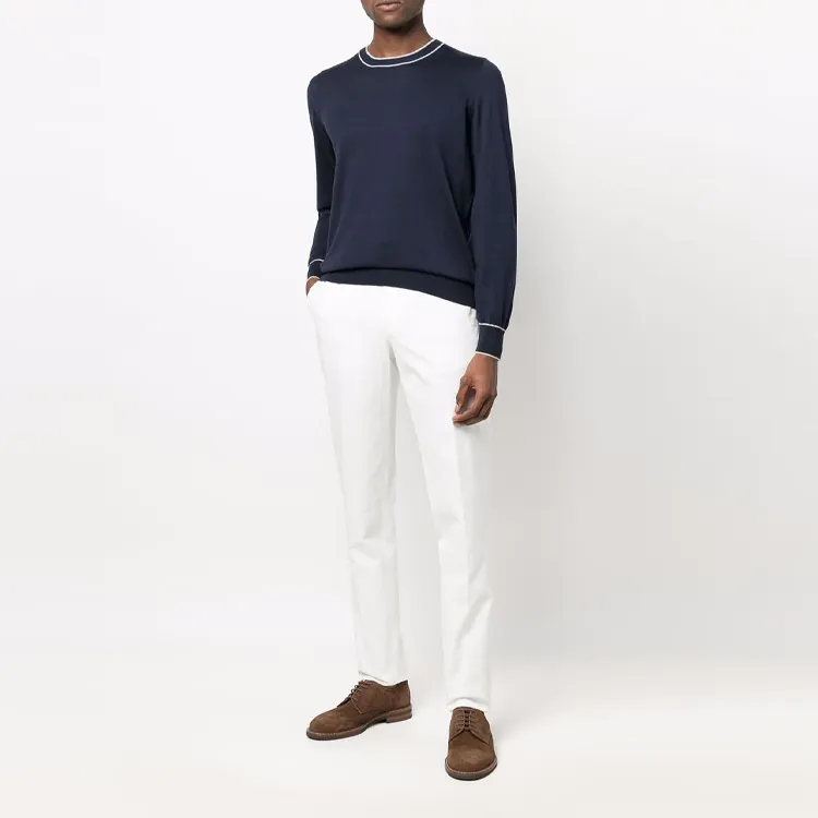 Brunello Cucinelli Straight Leg Chino Pants-1
