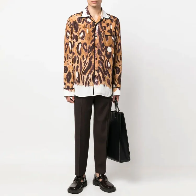 MARNI Shirts Men Brown-3